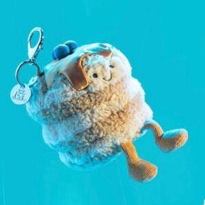 Jellycat Amuseables Fran Pancakes Bag Charm FAO NYC Exclusive HTF NWT Authentic